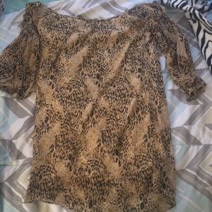 Cheetah print dress